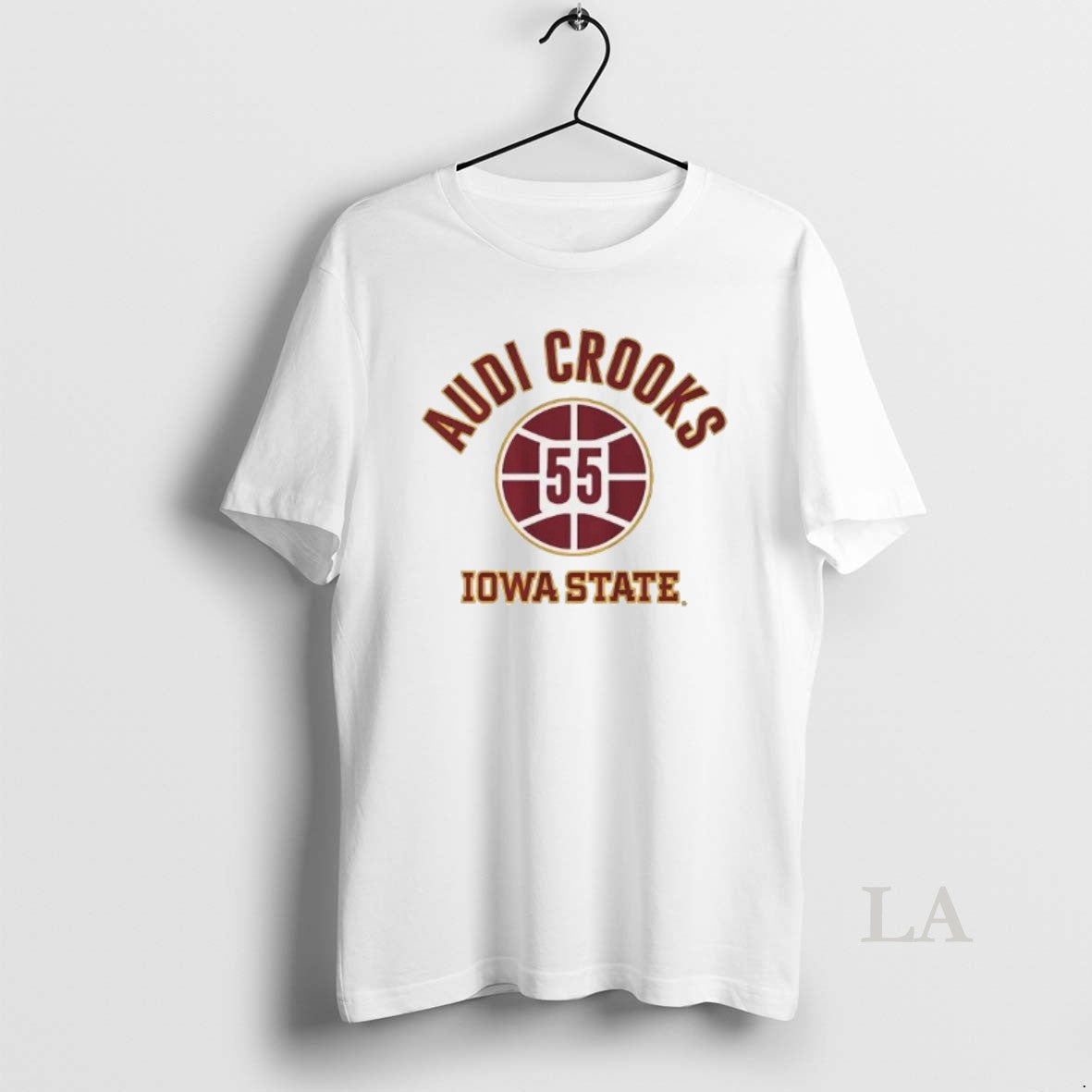 Original Audi Crooks Name Number Hoops Iowa State Cyclones
