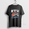 Original Byu Cougars Basketball Ball And Basket Retro Swish
