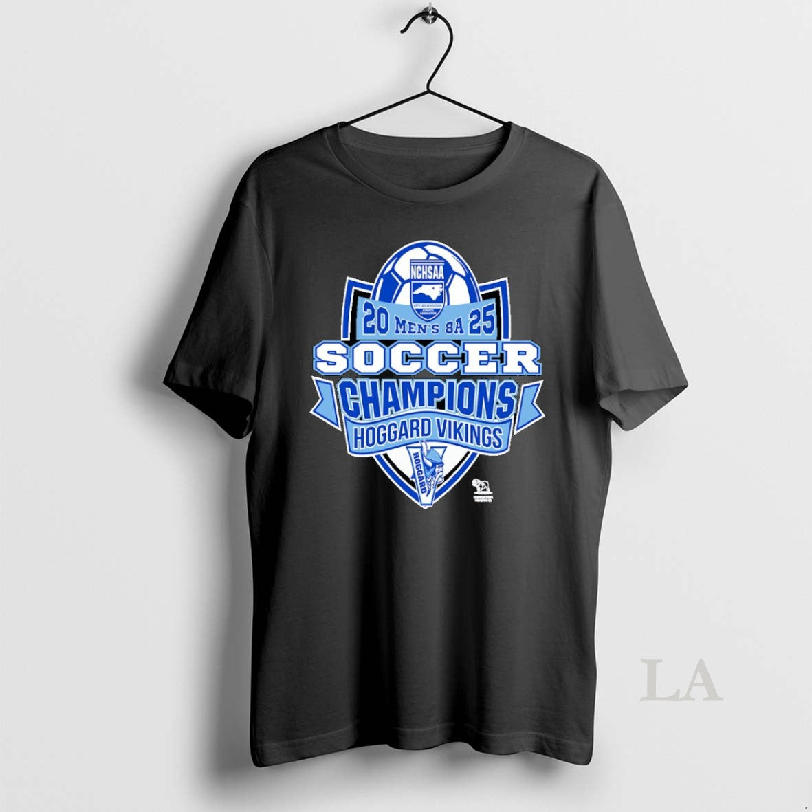 Original Hoggard Vikings Nchsaa Soccer Division Mens 8a Champions