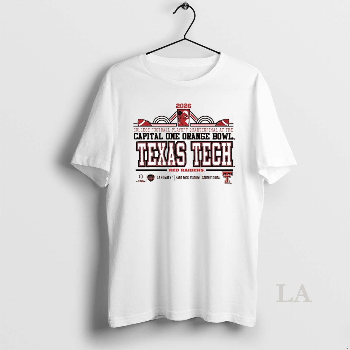 Original Texas Tech Red Raiders 2026 Quarterfinal Capital One Orange Bowl Cfp