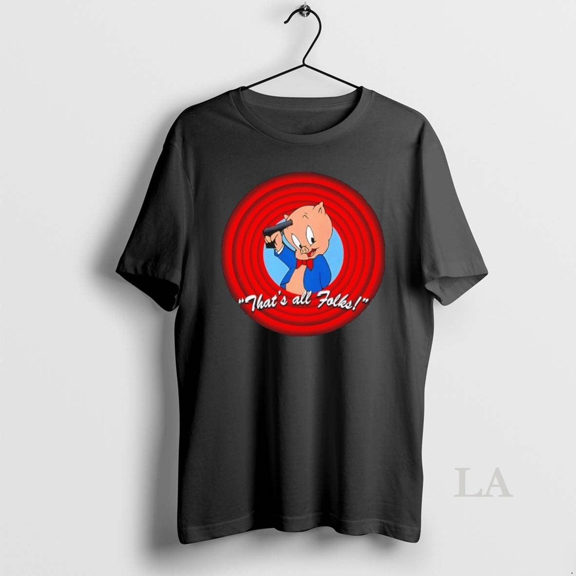 Original Thats All Folks Porky Pig