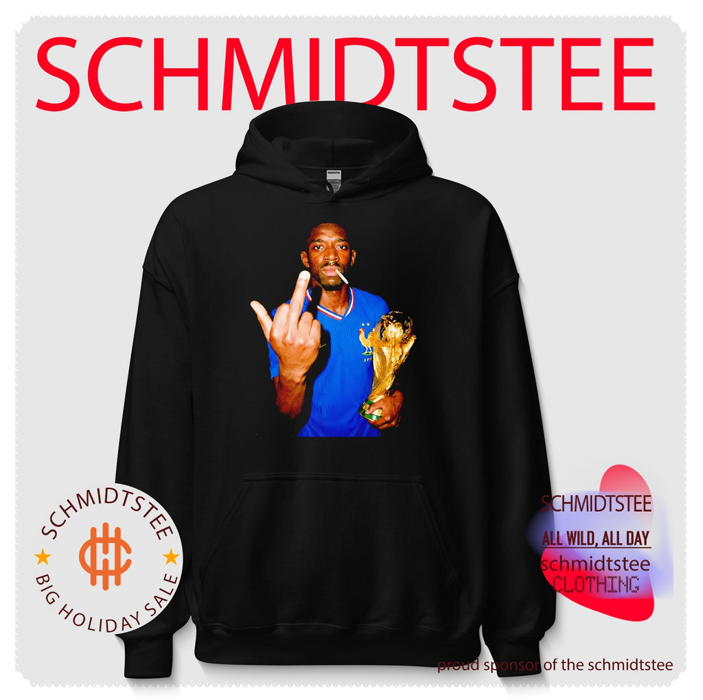 Ousmane Dembele France FC middle finger and trophy shirt