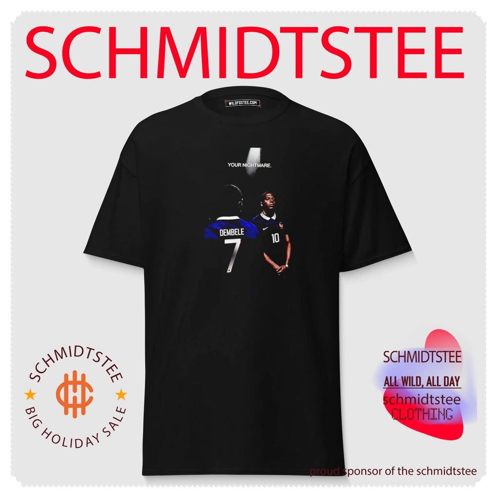 Ousmane Dembele and Kylian Mbappe France Soccer Your Nightmare shirt