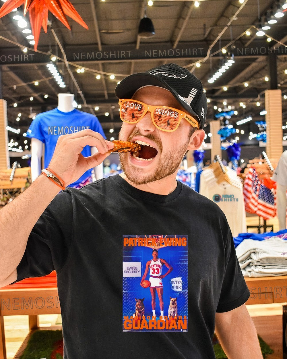 Patrick Ewing Madison Square Guardian shirt