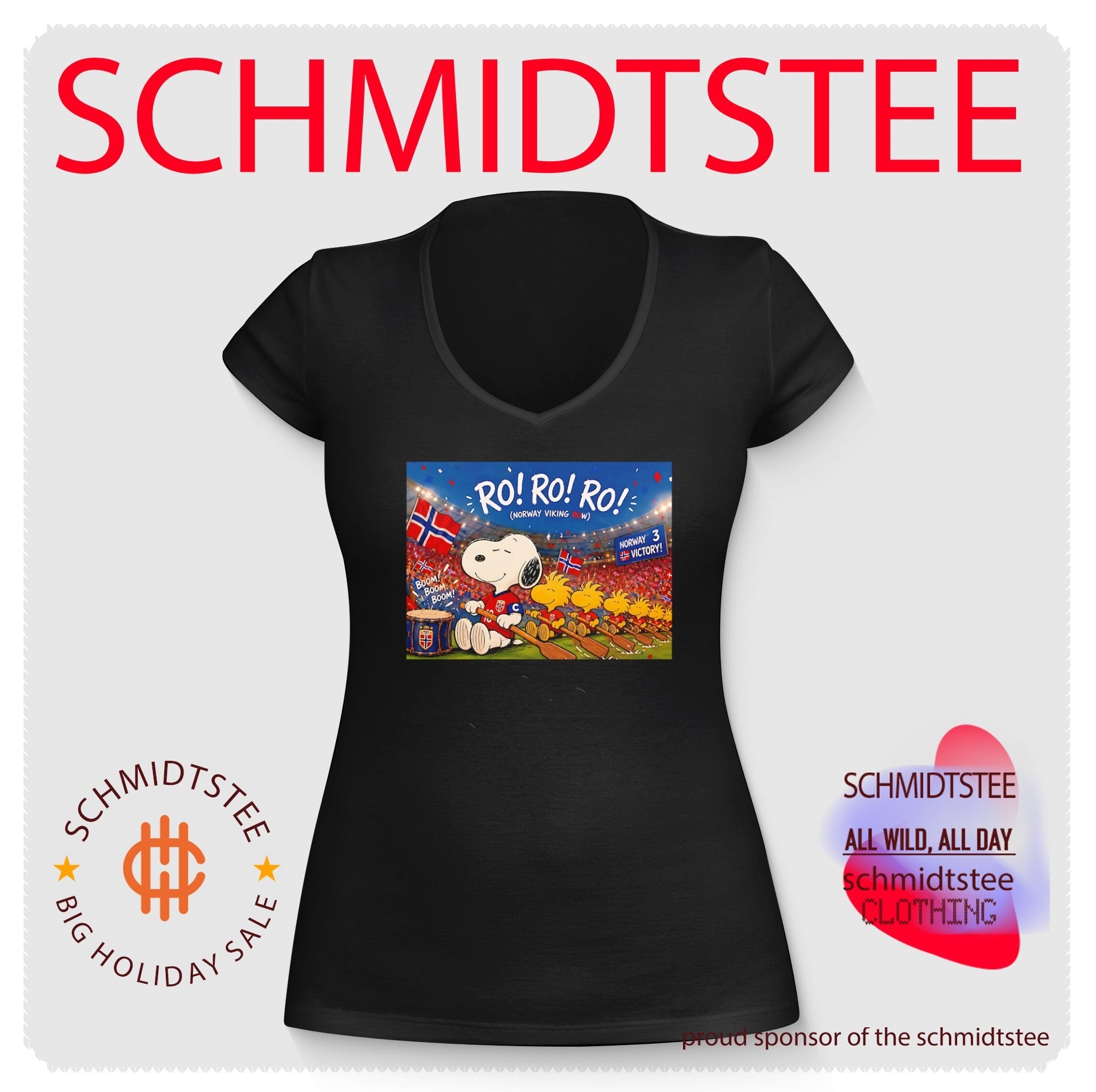 Peanuts x 2026 World Cup Norway iconic Viking Row Ro Ro Ro shirt