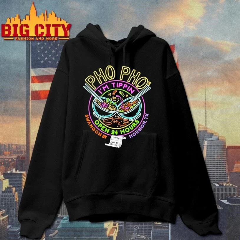 Pho Pho Im Tippin Open 24 Hours Logo Shirt Unisex