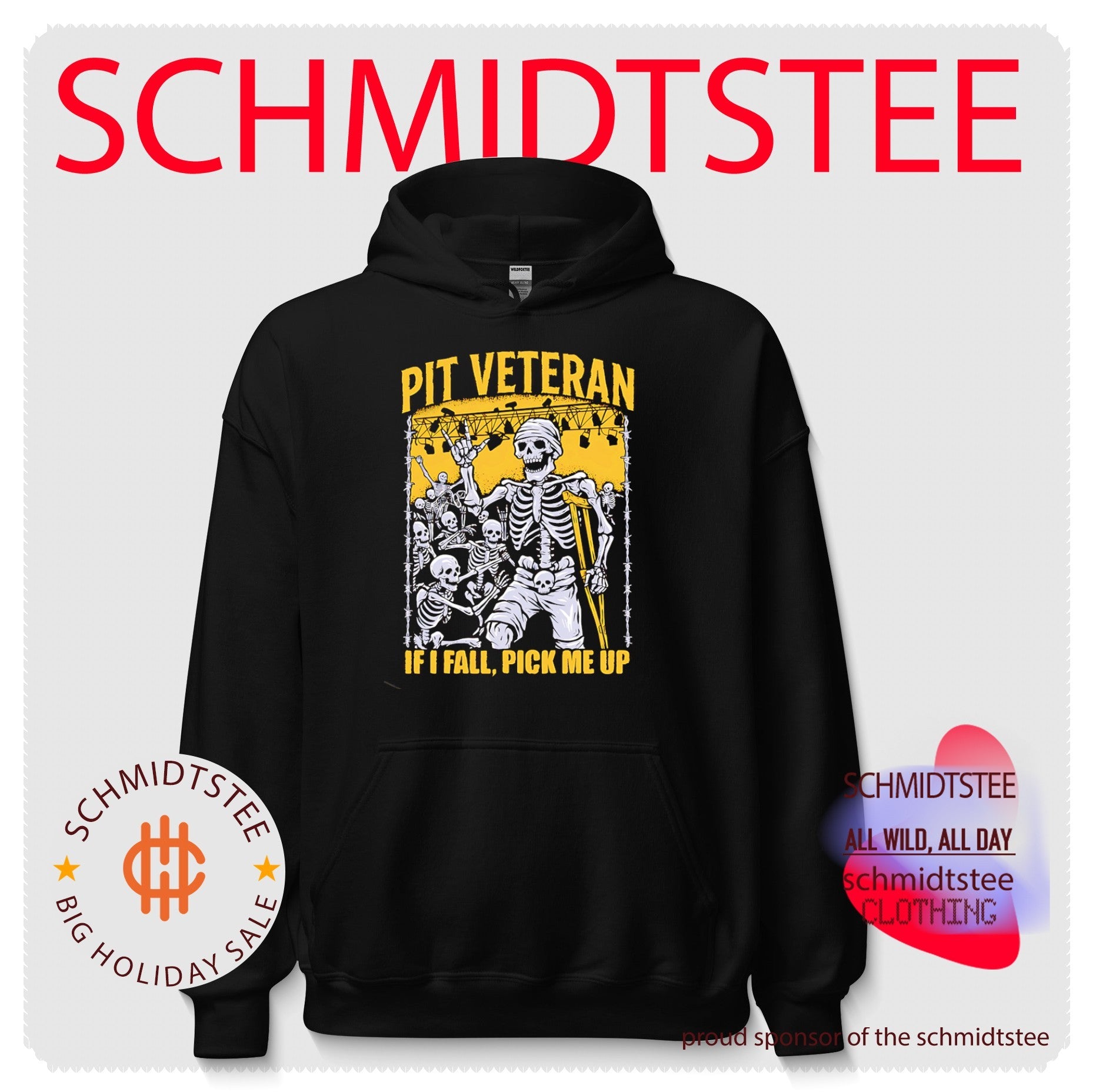 Pit Veteran If I Fall Pick Me Up Skeleton Mosh Pit shirt