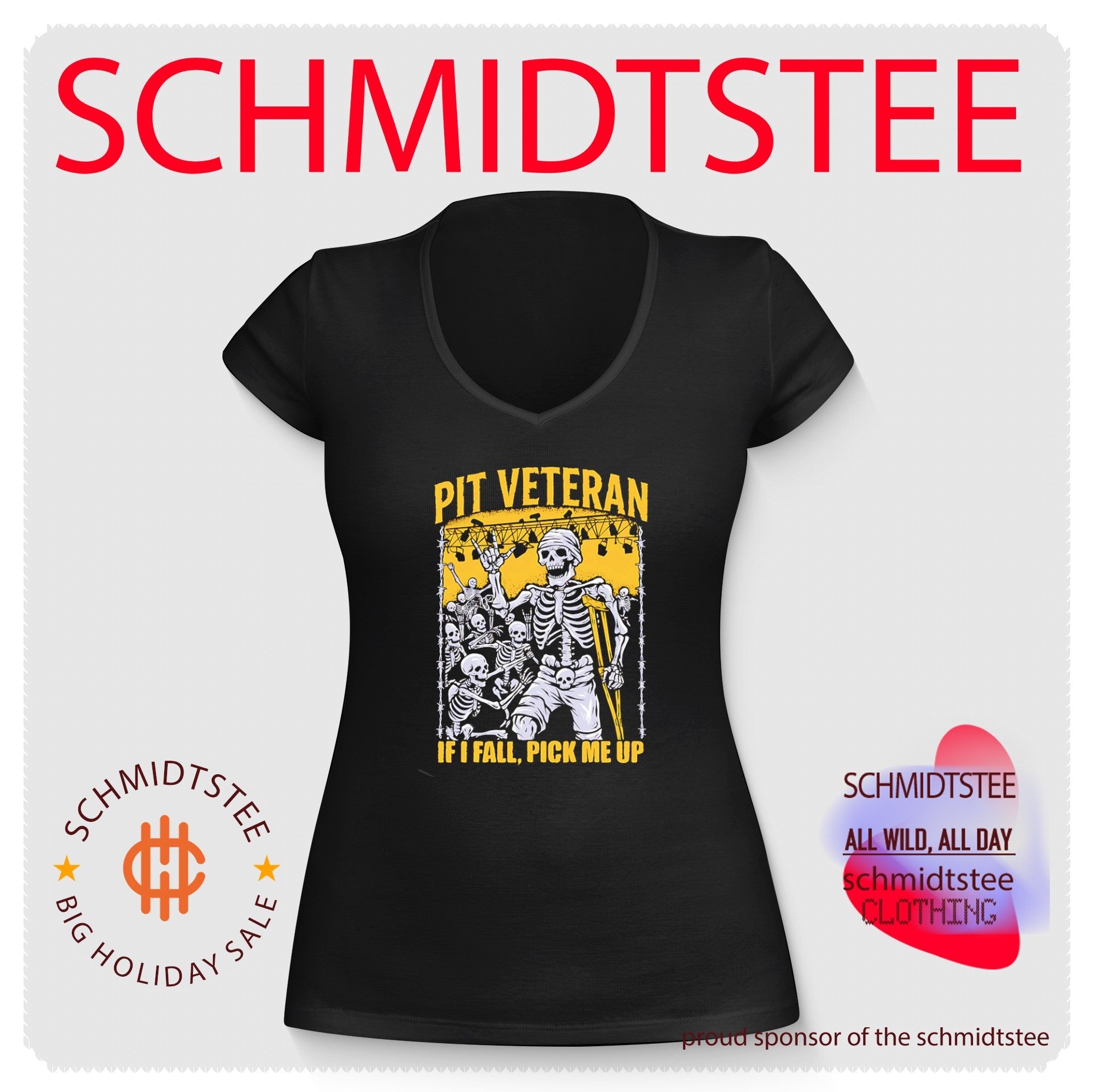 Pit Veteran If I Fall Pick Me Up Skeleton Mosh Pit shirt