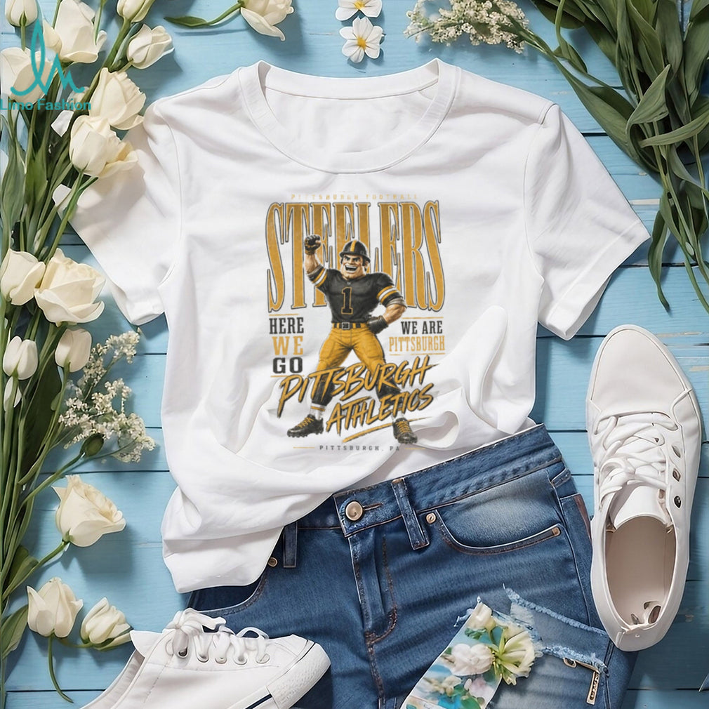 Pittsburgh Football Here We Go Mascot Vintage Shirt