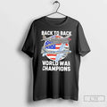 Premium Back To Back World War Champions Usa Flag T Shirts