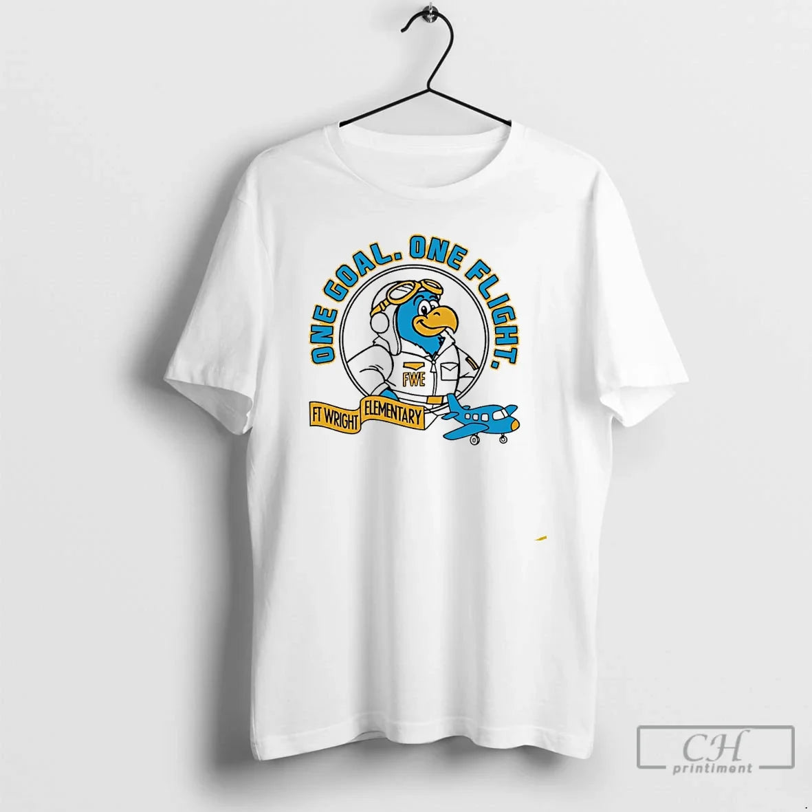 Premium Ft Wright Elementary Falcons One Goal One Flight T Shirts