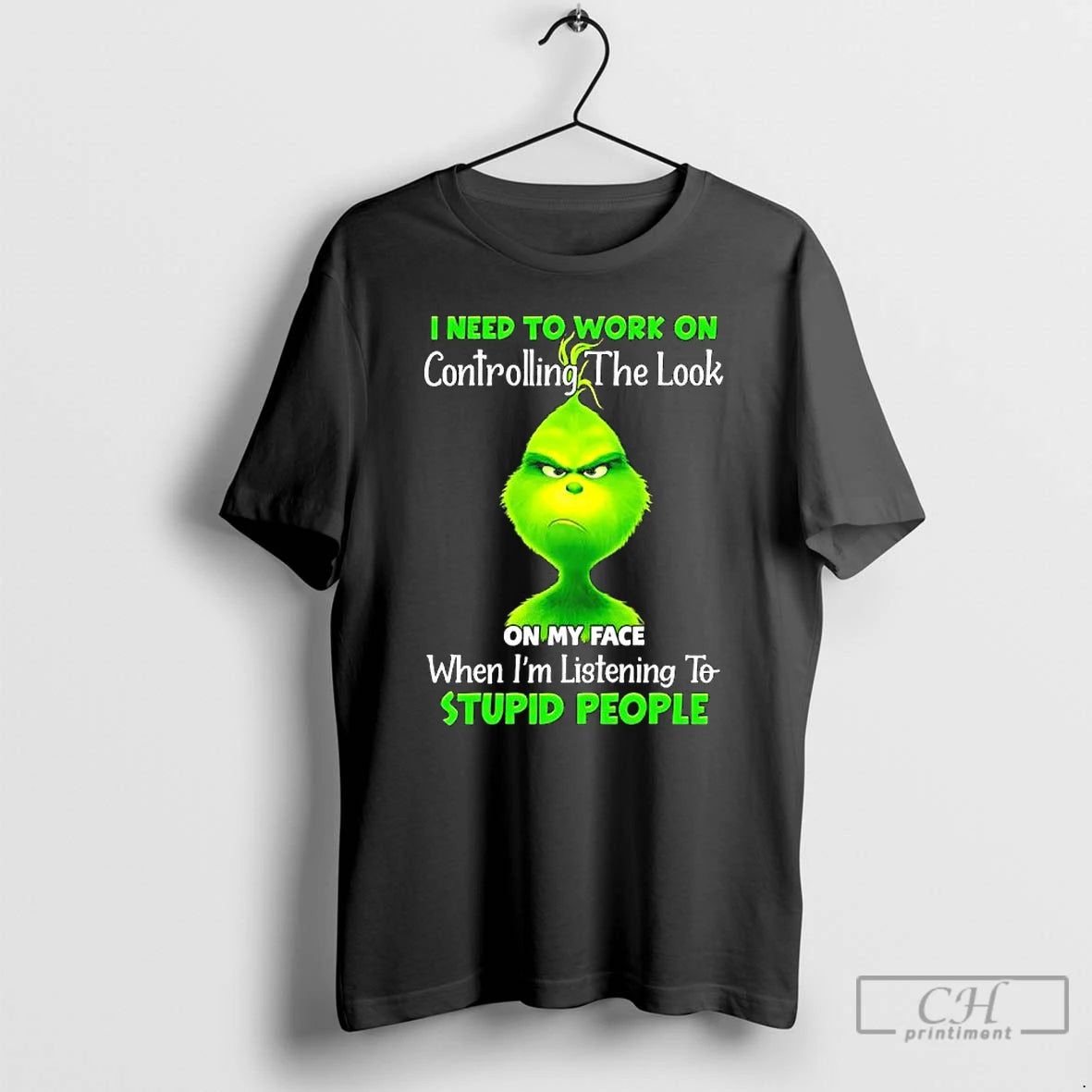 Premium Grinch Need To Work On Controlling The Look On My Face When Im Listening