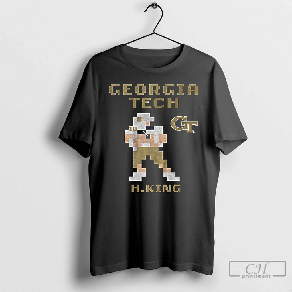 Premium Haynes King Retro Baller Georgia Tech Yellow Jackets Football 2025 T Shirts