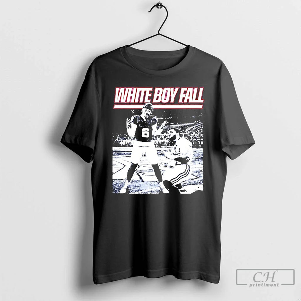 Premium Jaxson Dart And Cam Skattebo New York Giants White Boy Fall T Shirts