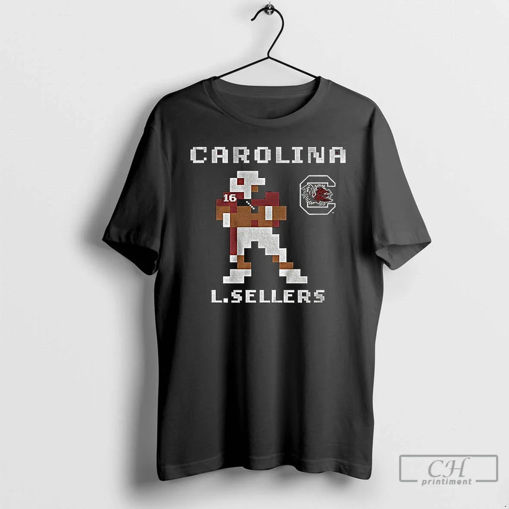 Premium Lanorris Sellers 8 Bit Retro Baller South Carolina Gamecocks Football T Shirts