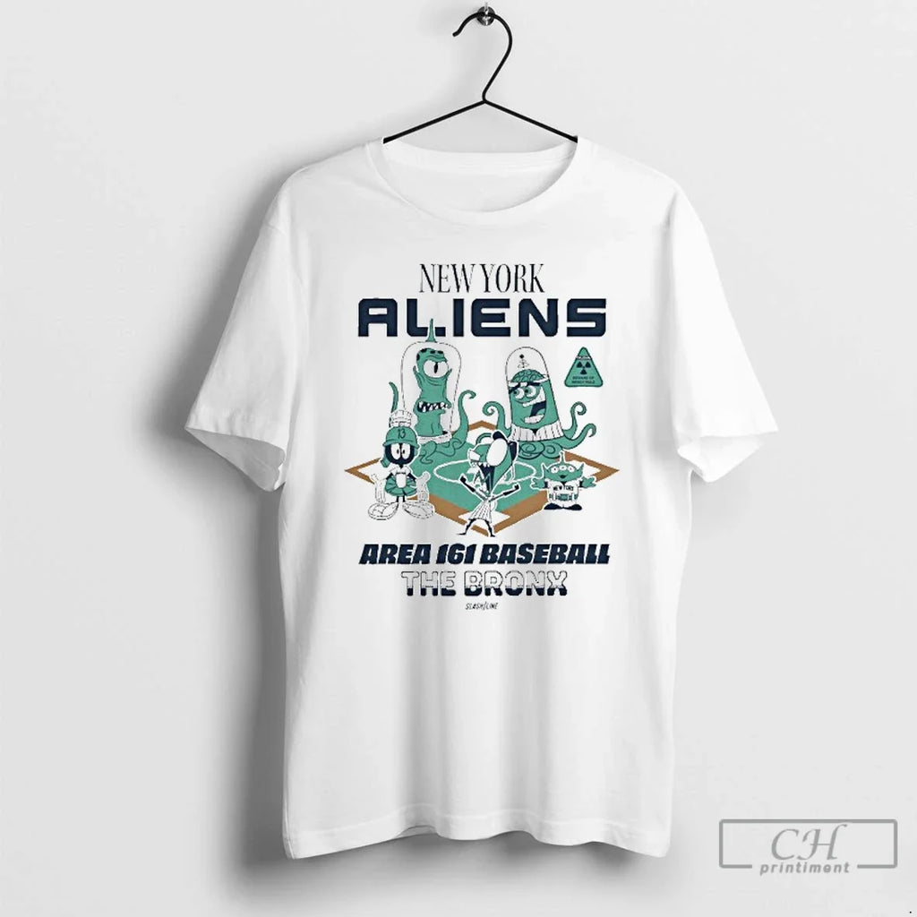 Premium Yankees New York Aliens The Bronx T Shirts