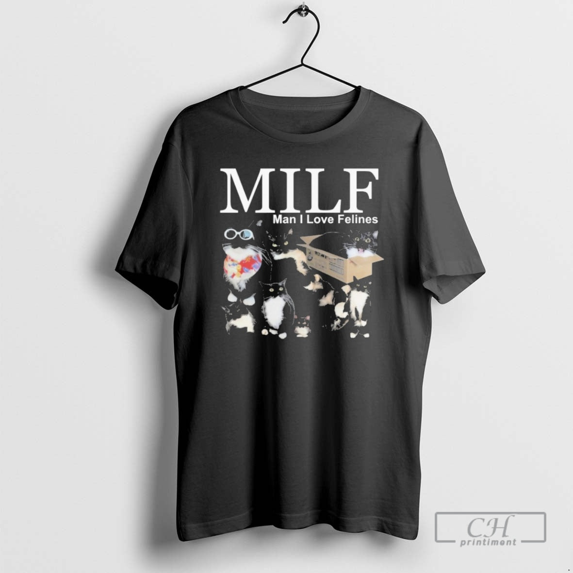 Premium Youni Milf Man I Love Felines Cat Shirt Sweater