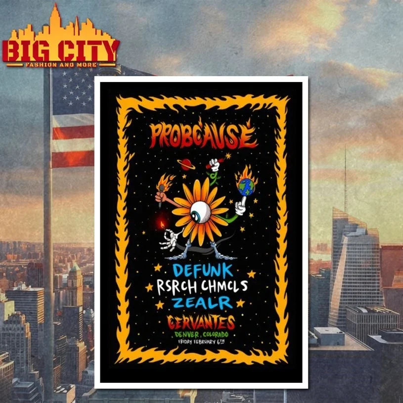 ProbCause Cervantes Show Poster Unisex