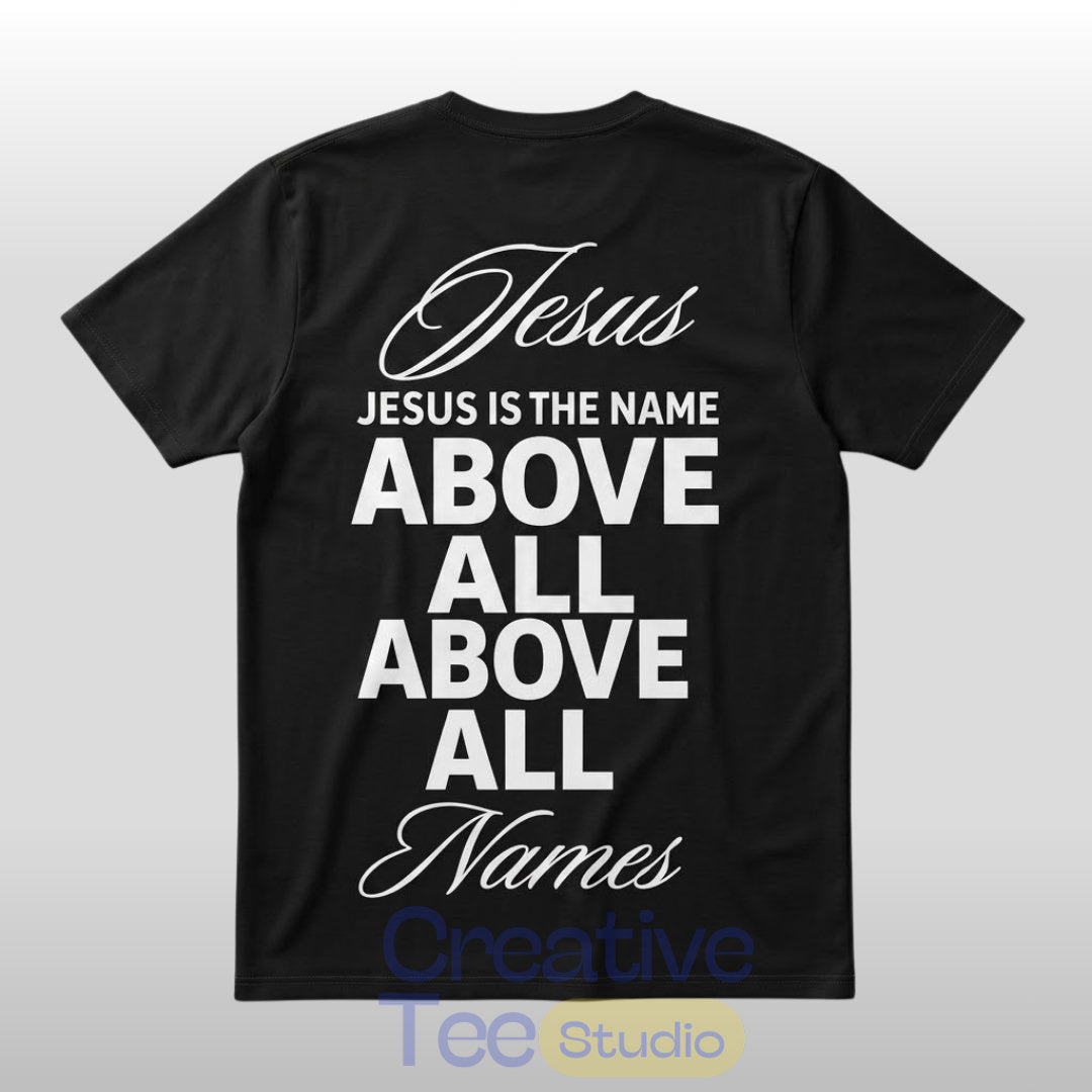QB Justin Fields Jesus Is The Name Above All Names T-Shirt