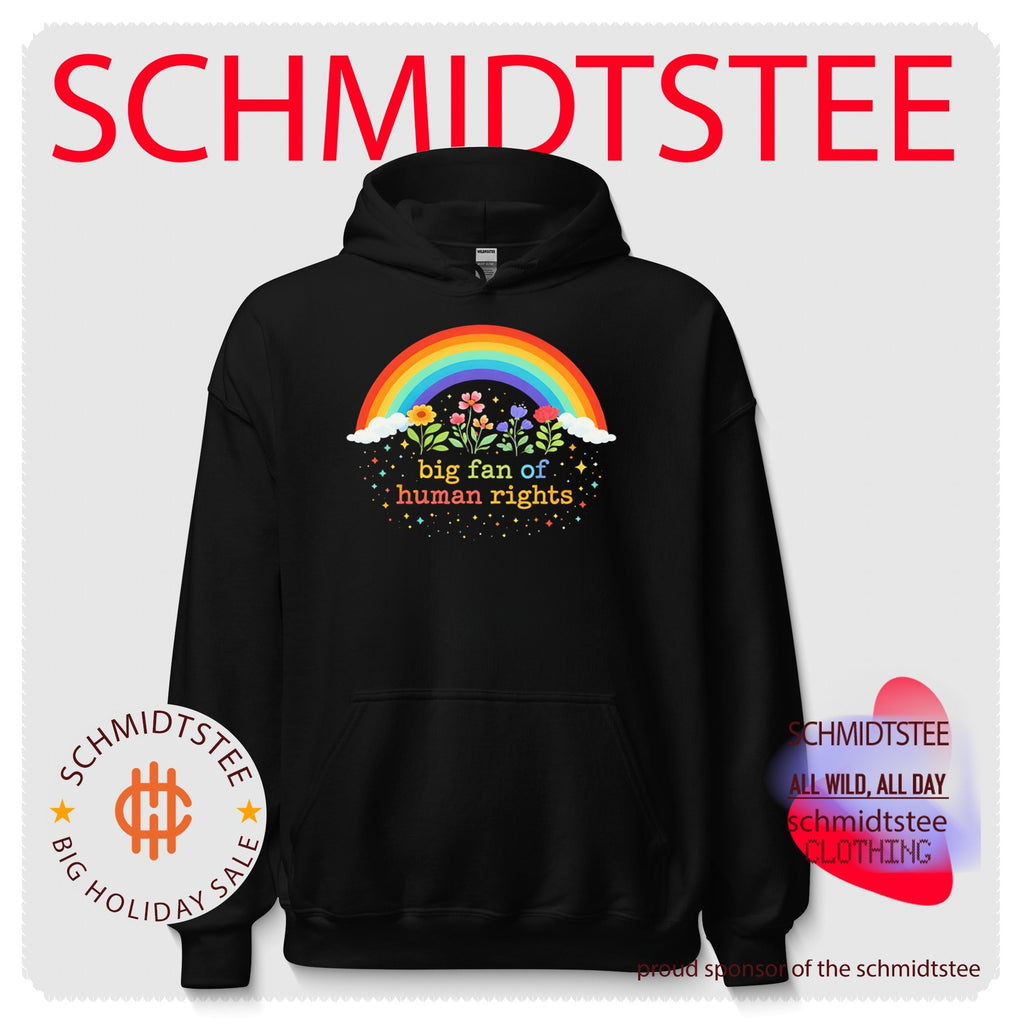 Rainbow big fan of human rights shirt