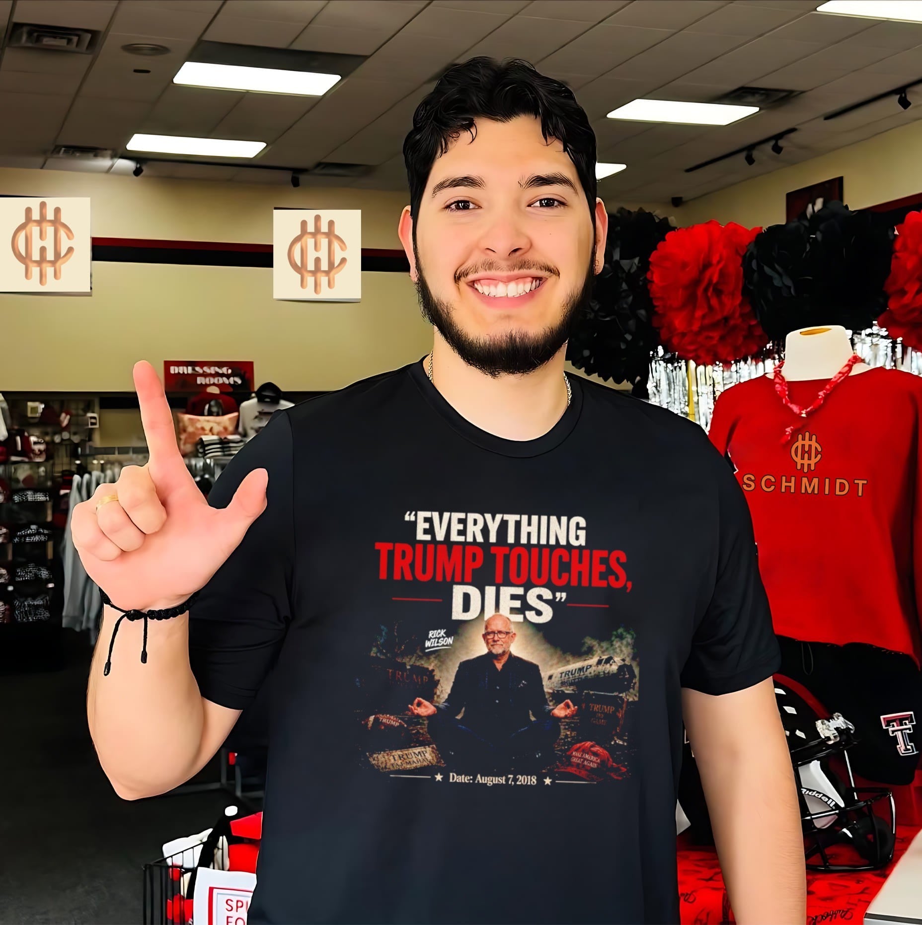 Rick Wilson Everything Trump Touches Dies August 7 2018 shirt