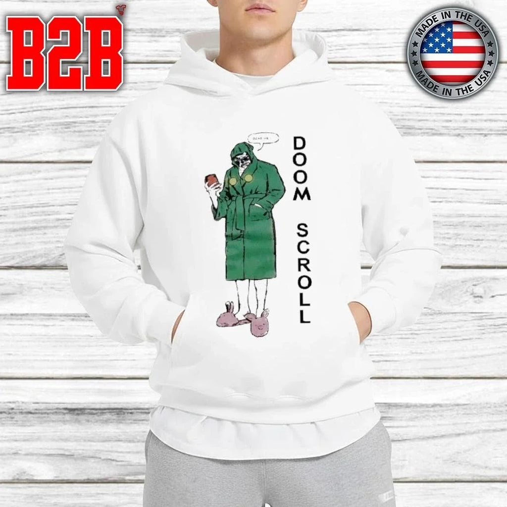 Robert Downey Jr Doom Scroll Phone Shirt Unisex