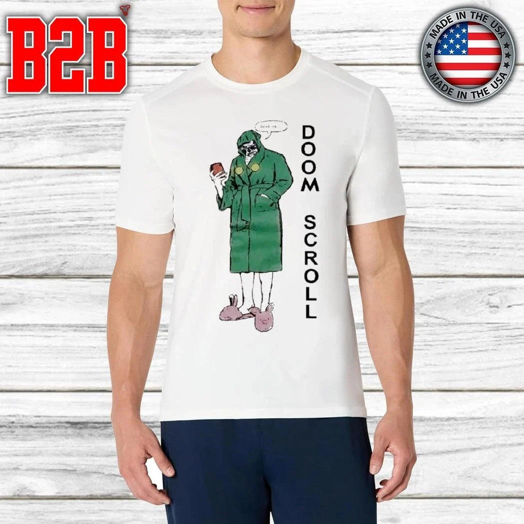 Robert Downey Jr Doom Scroll Phone Shirt Unisex