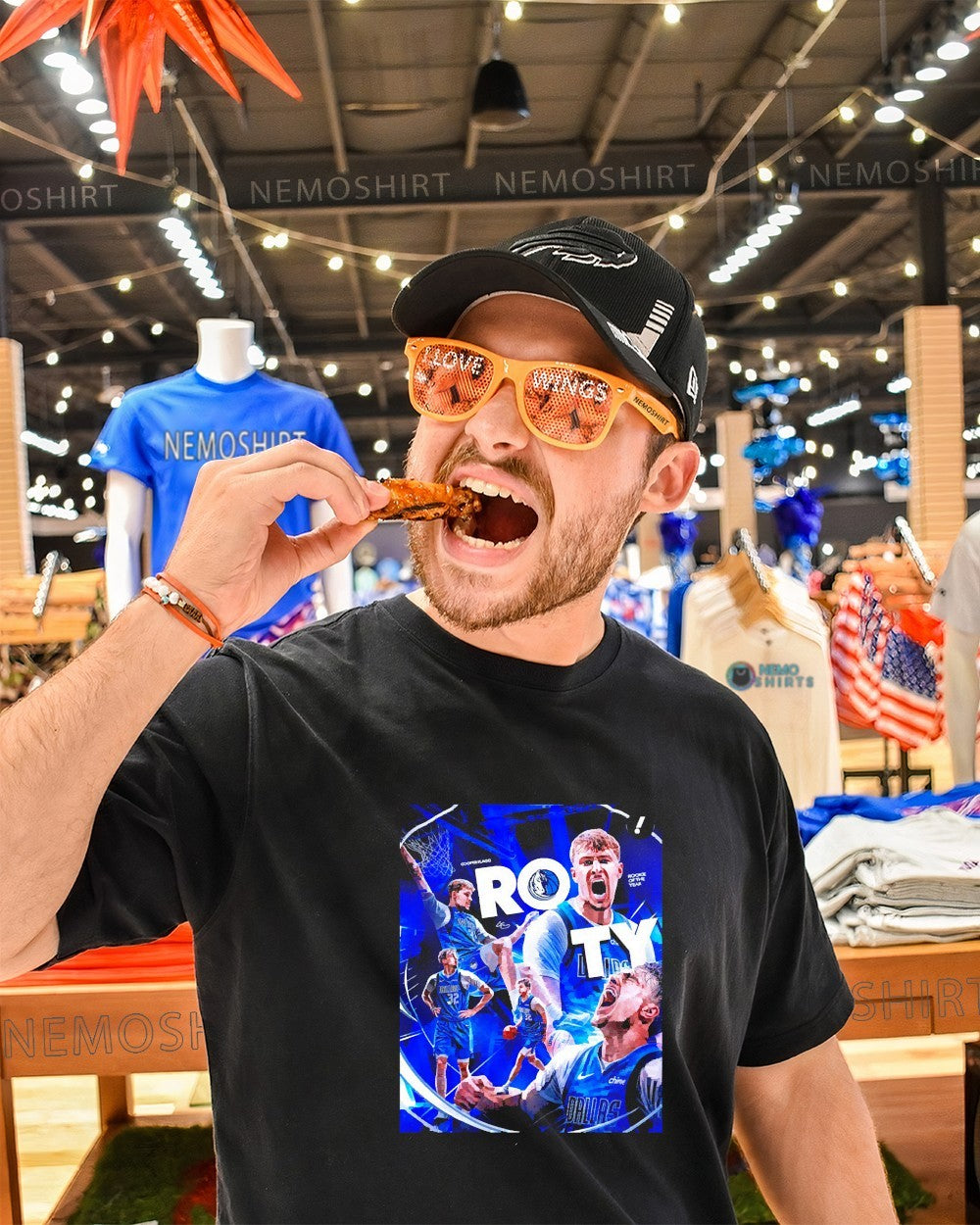 Rookie of the year Cooper Flagg Dallas Mavericks collage shirt