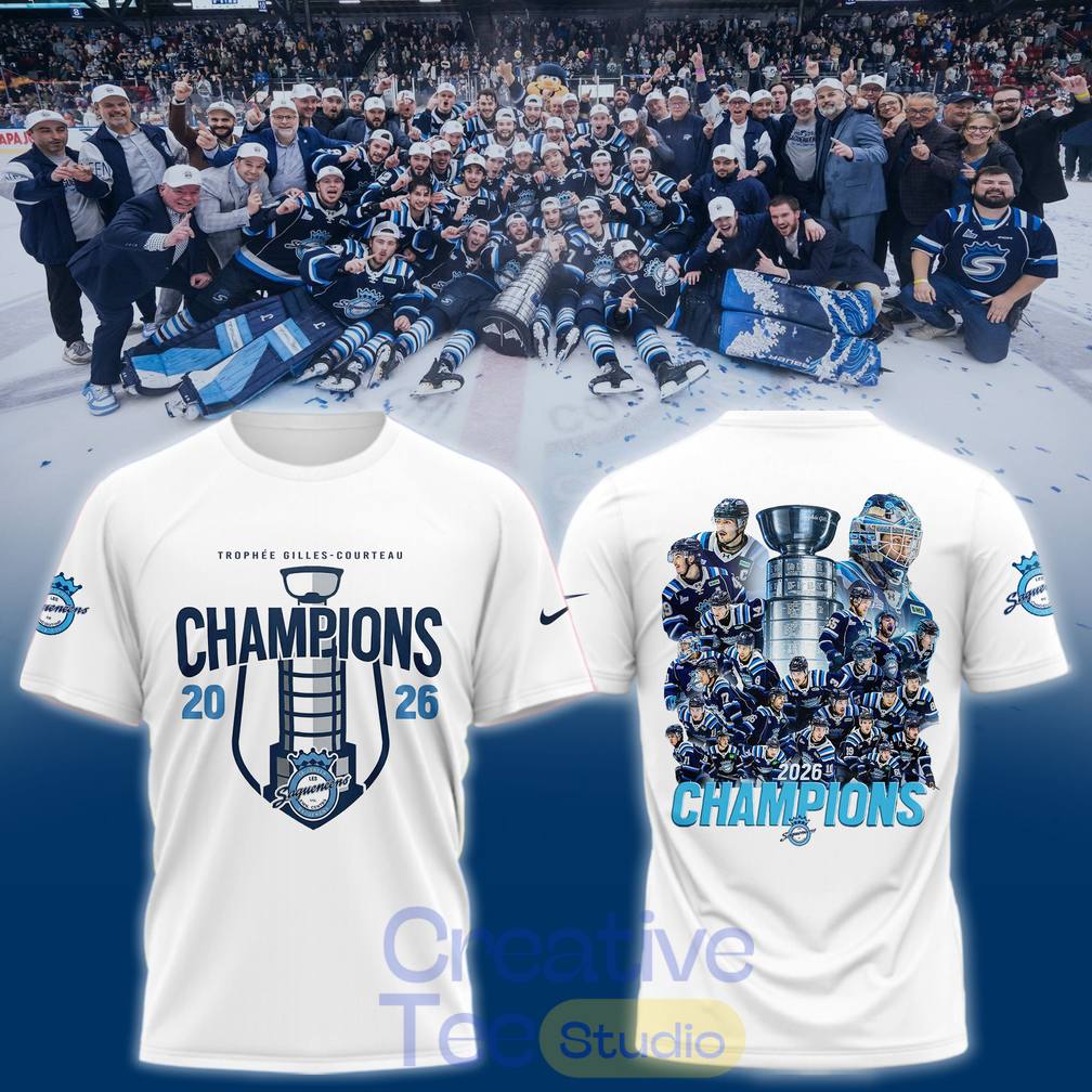 Saguenéens de Chicoutimi 2026 QMJHL Champions T-Shirt