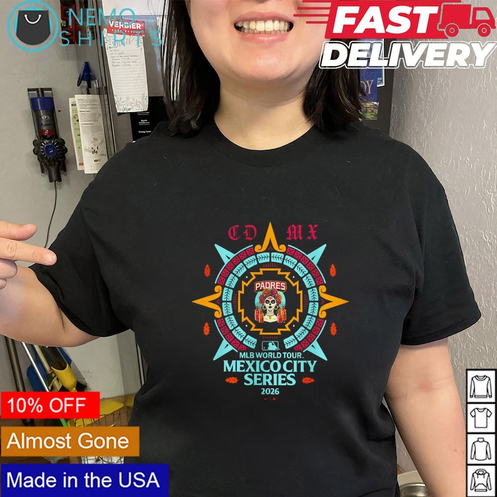 San Diego Padres MLB World Tour Mexico City Series 2026 shirt
