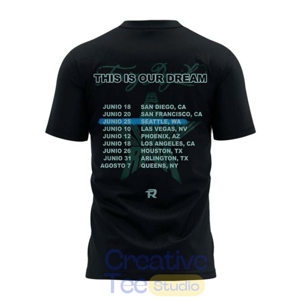 Seattle Mariners x Fuerza Regida 2026 T-Shirt