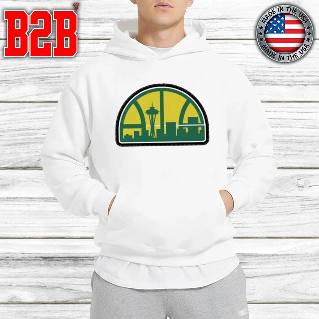 Seattle Supersonics Hardwood Logo Shirt Unisex