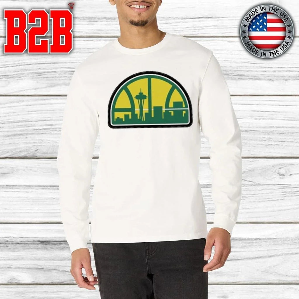 Seattle Supersonics Hardwood Logo Shirt Unisex