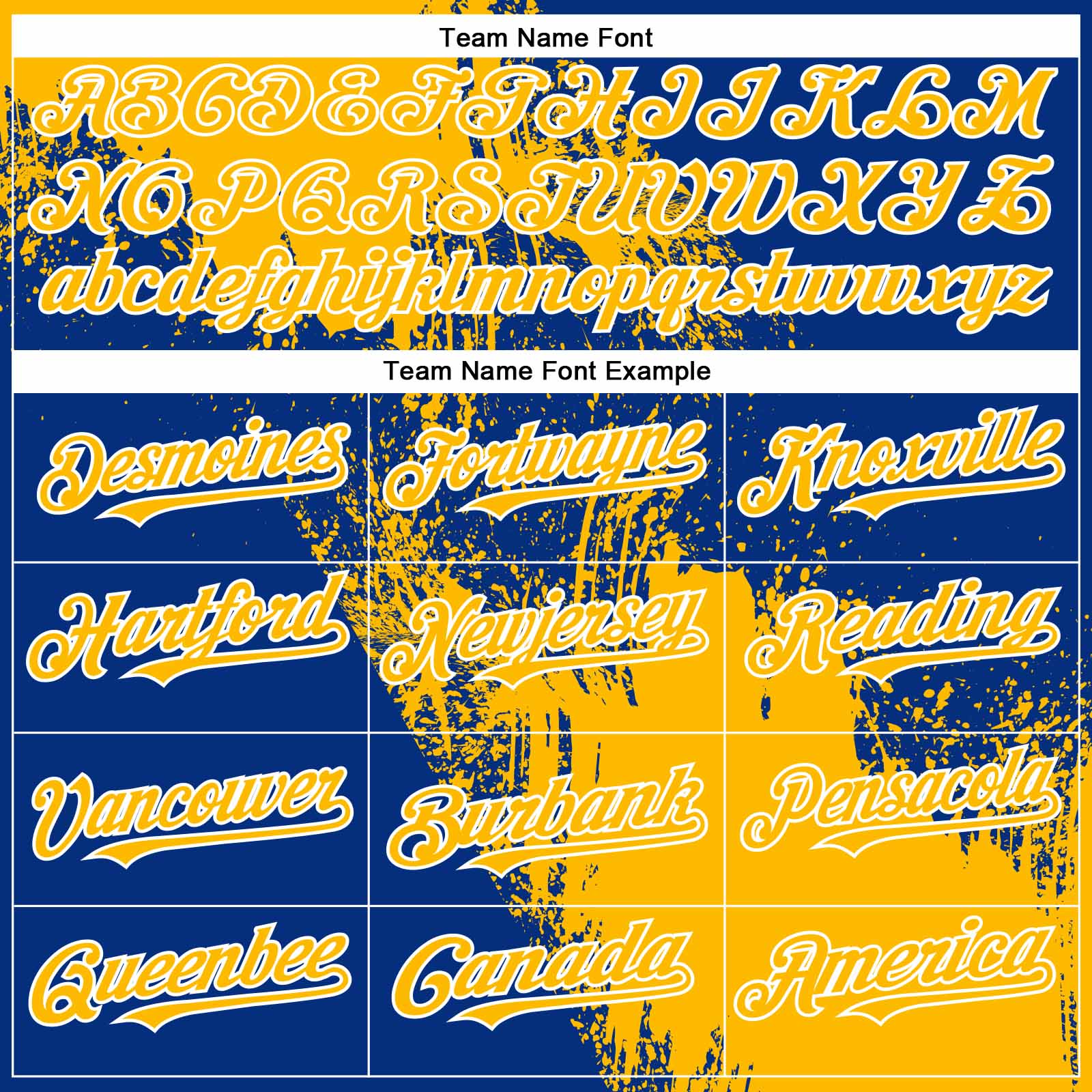 Custom Gold Royal-White 3D Pattern Abstract Brush Stroke Two-Button Unisex Softball Jersey