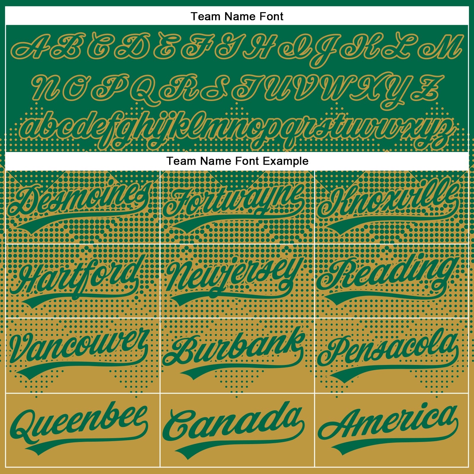 Custom Kelly Green Old Gold 3D Gradient Square Shape Two-Button Unisex Softball Jersey
