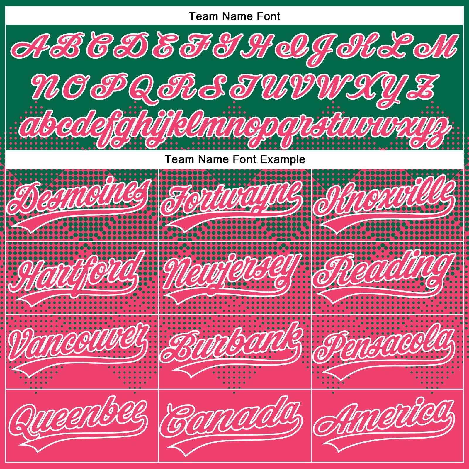 Custom Kelly Green Neon Pink-White 3D Gradient Square Shape Two-Button Unisex Softball Jersey