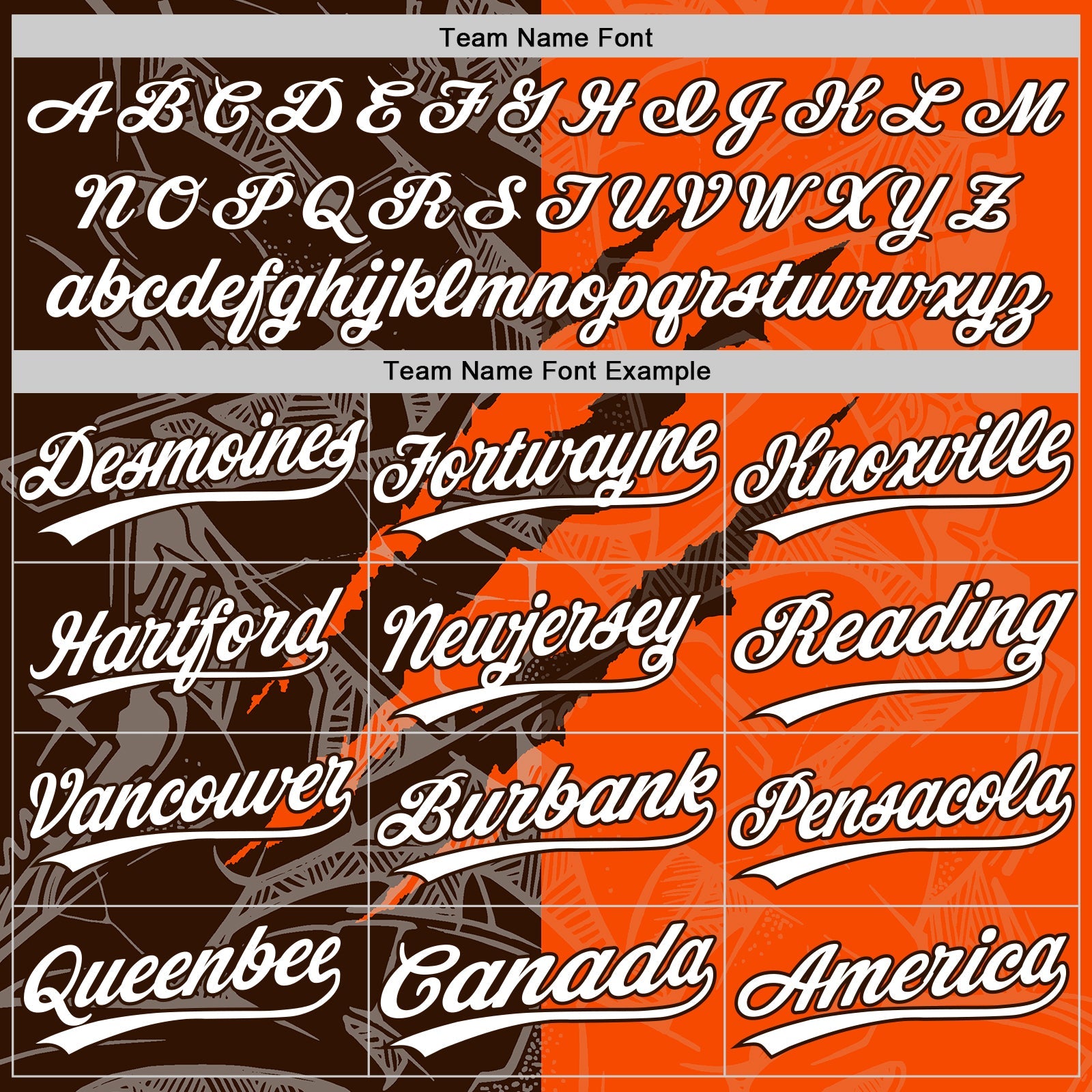 Custom Graffiti Pattern White Orange-Brown 3D Scratch Two-Button Unisex Softball Jersey