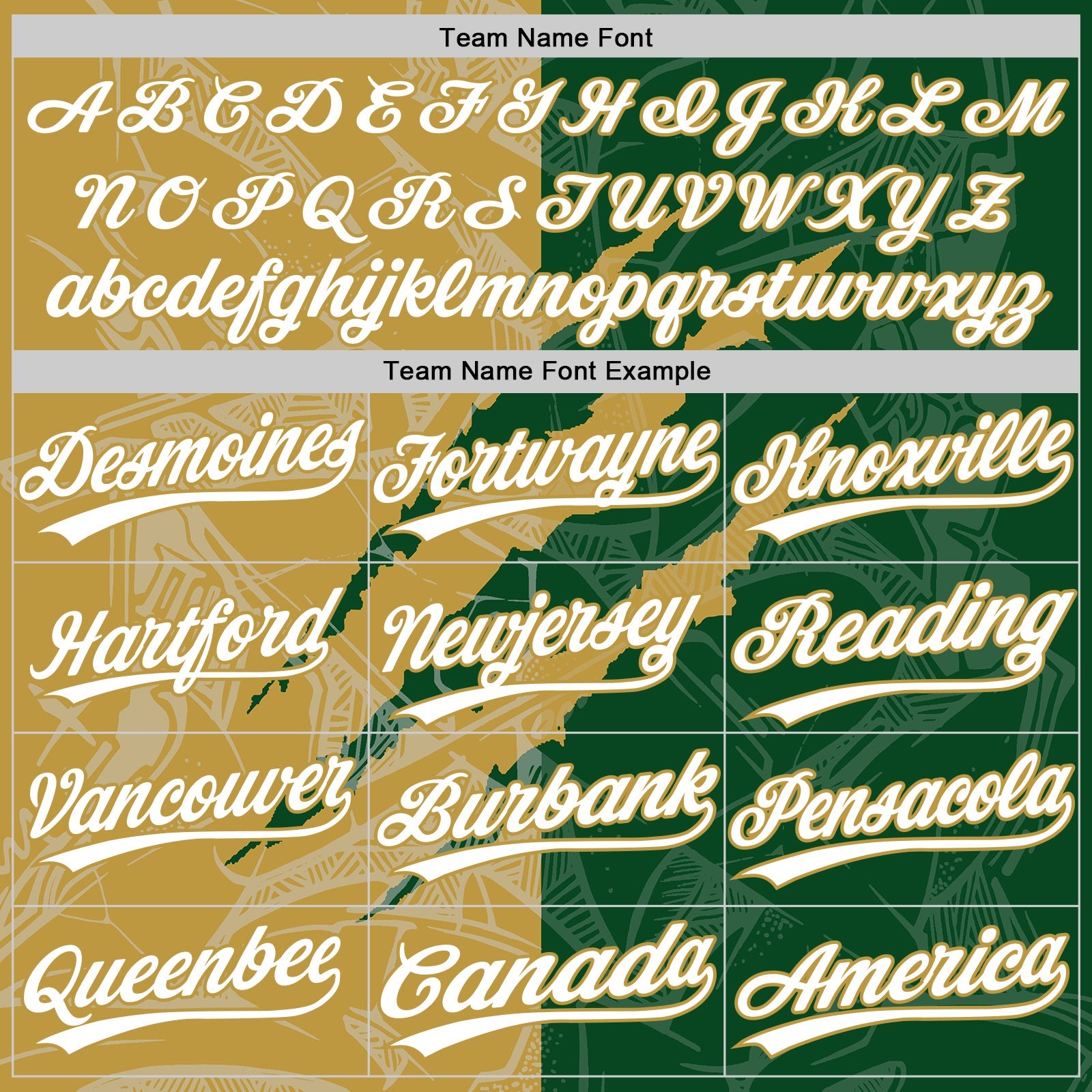 Custom Graffiti Pattern White Green-Old Gold 3D Scratch Two-Button Unisex Softball Jersey