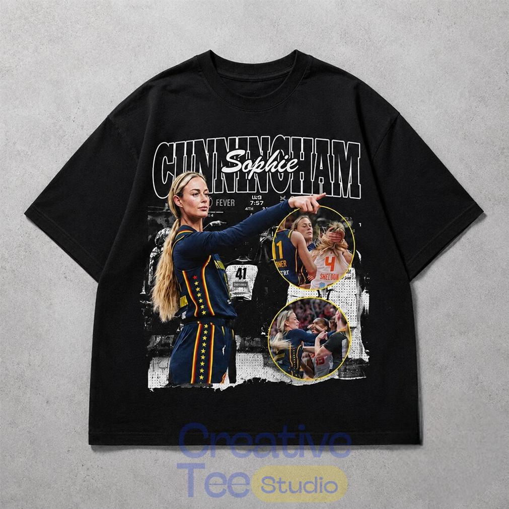 Sophie Cunningham Indiana Pointing Girl T-Shirt 2026