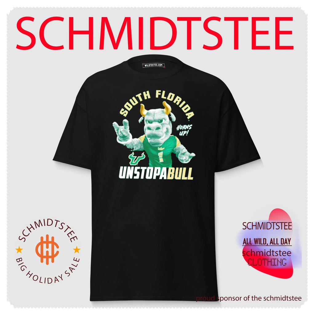 South Florida Bulls Rocky Mascot Unstopabull Horns Up shirt