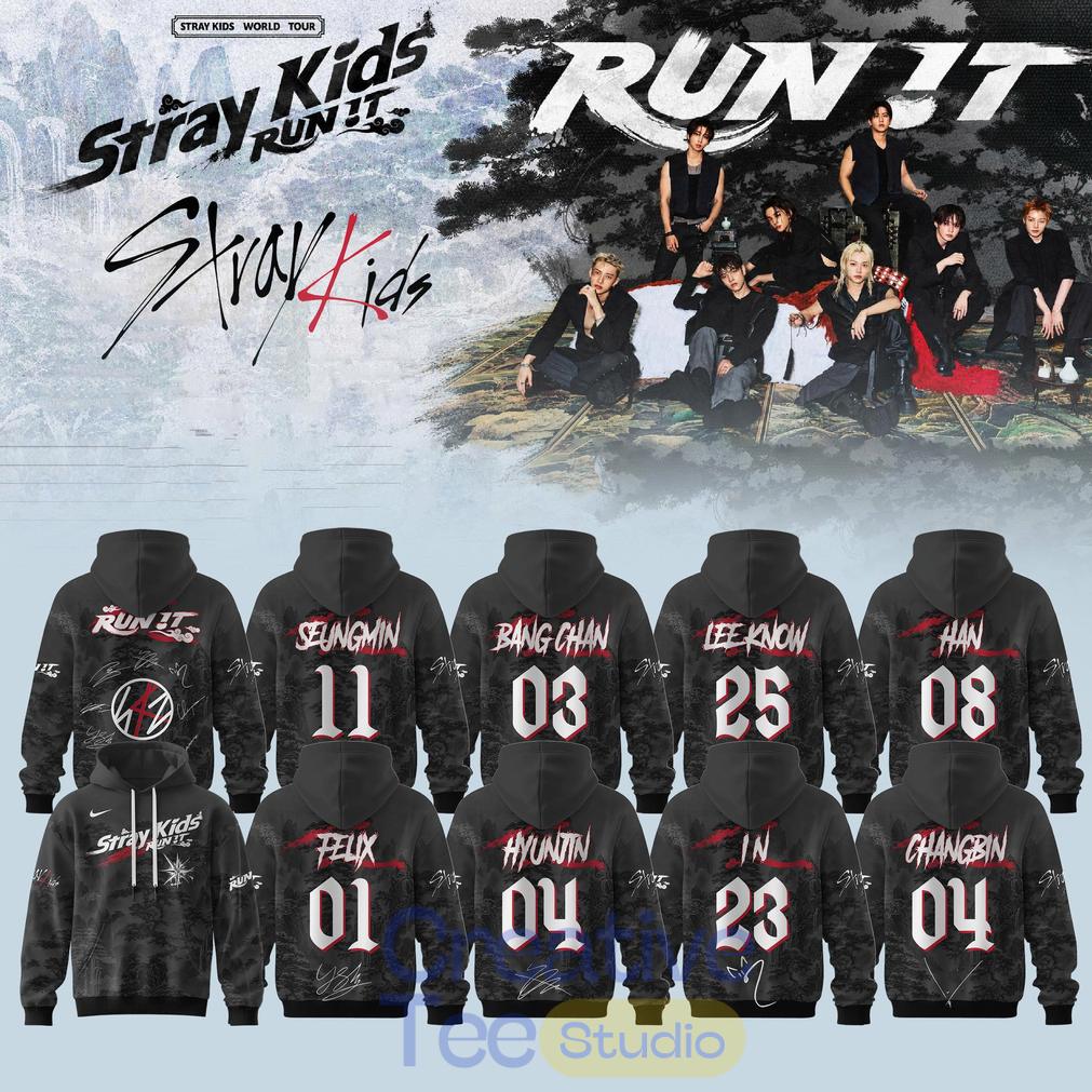 Stray Kids – Run It World Tour 2026 Special Hoodie