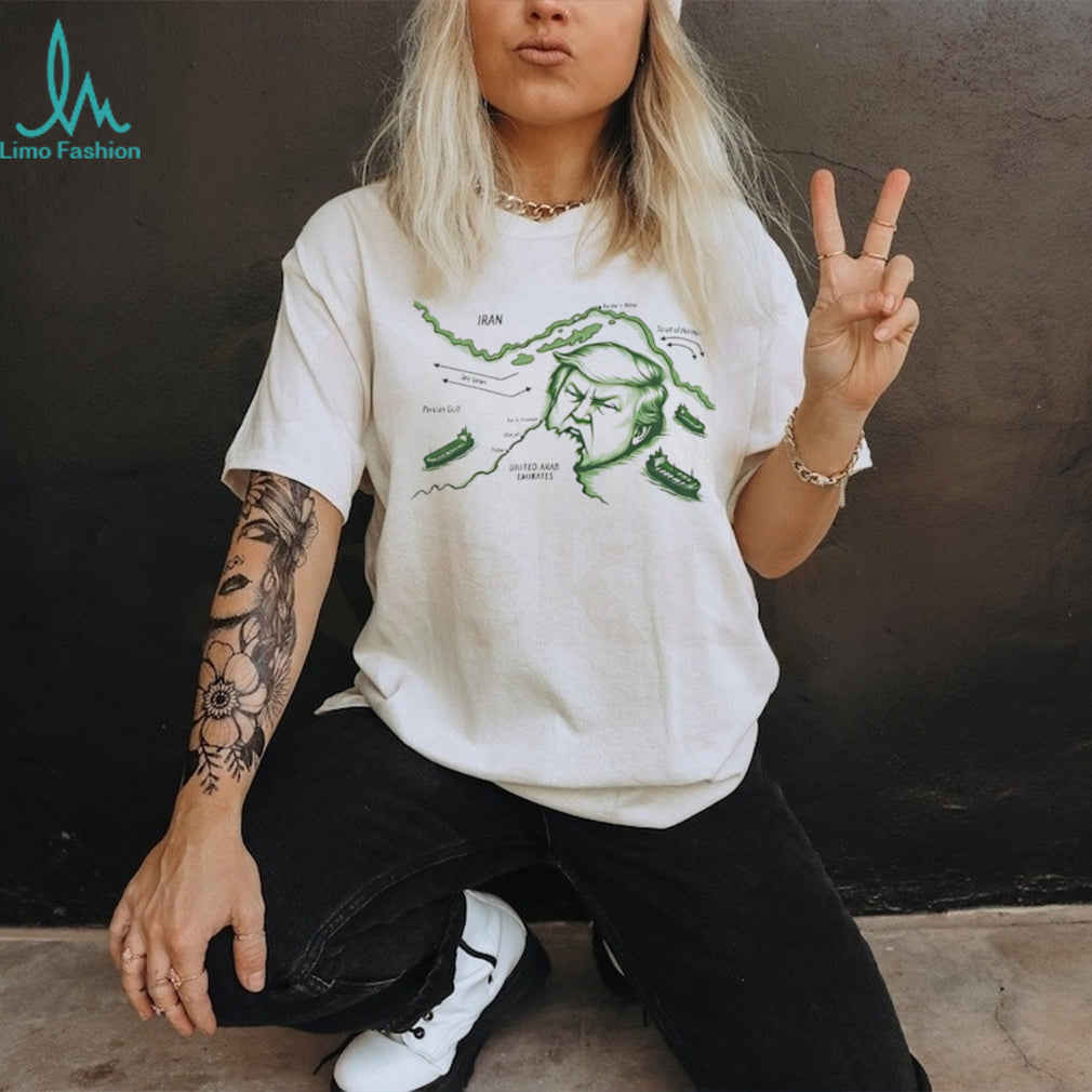 Stuck in the Strait Donald Trump Persian Gulf Iran graphic shirt