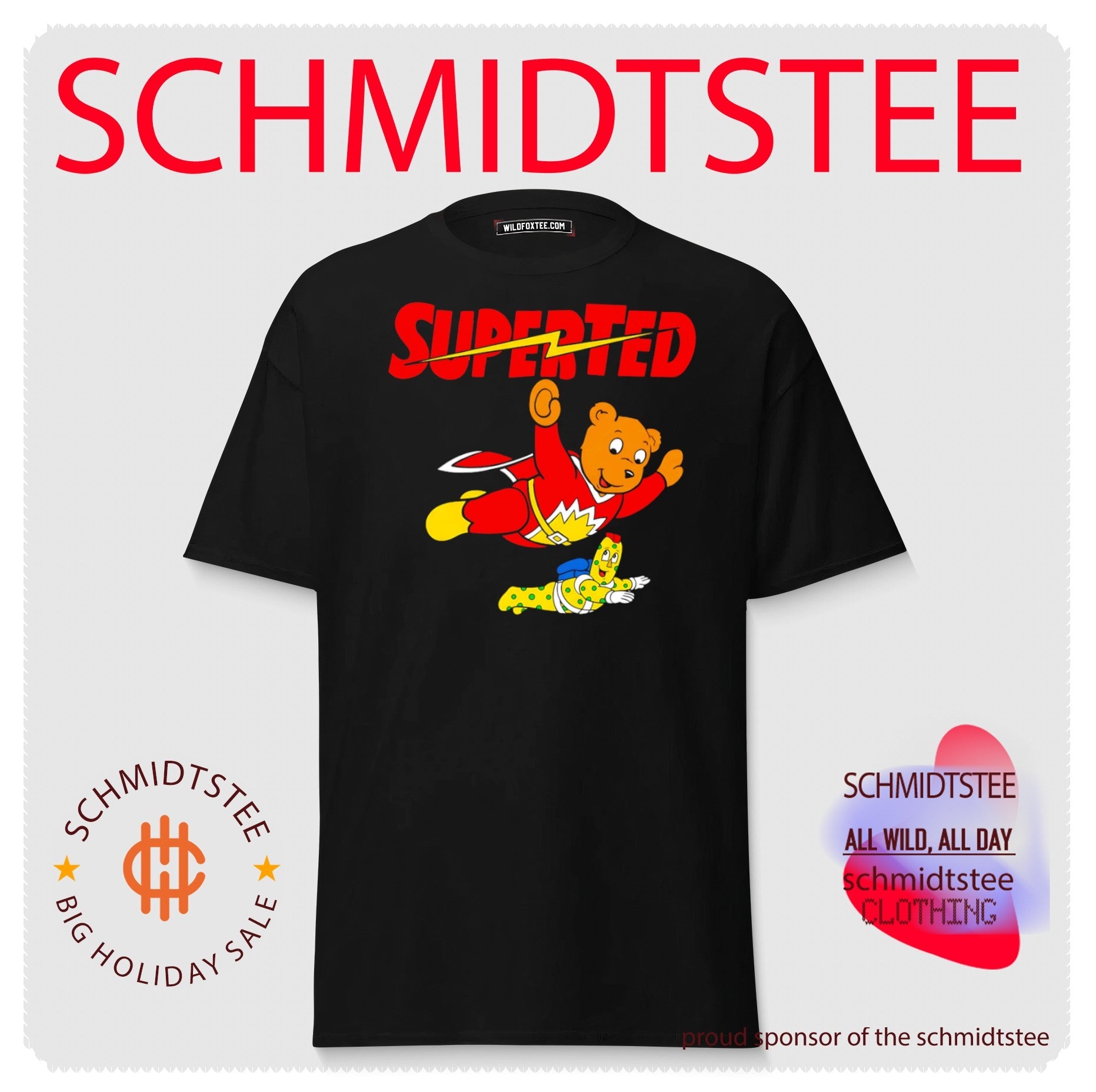 SuperTed and Spotty 80s Cartoon British Animation shirt