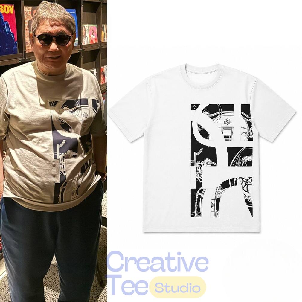 Takeshi Kitano The Weeknd Ex-Libris T-Shirt