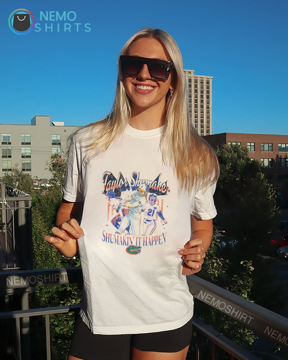 Taylor Shumaker Shumakin’ it happen Florida Gators shirt