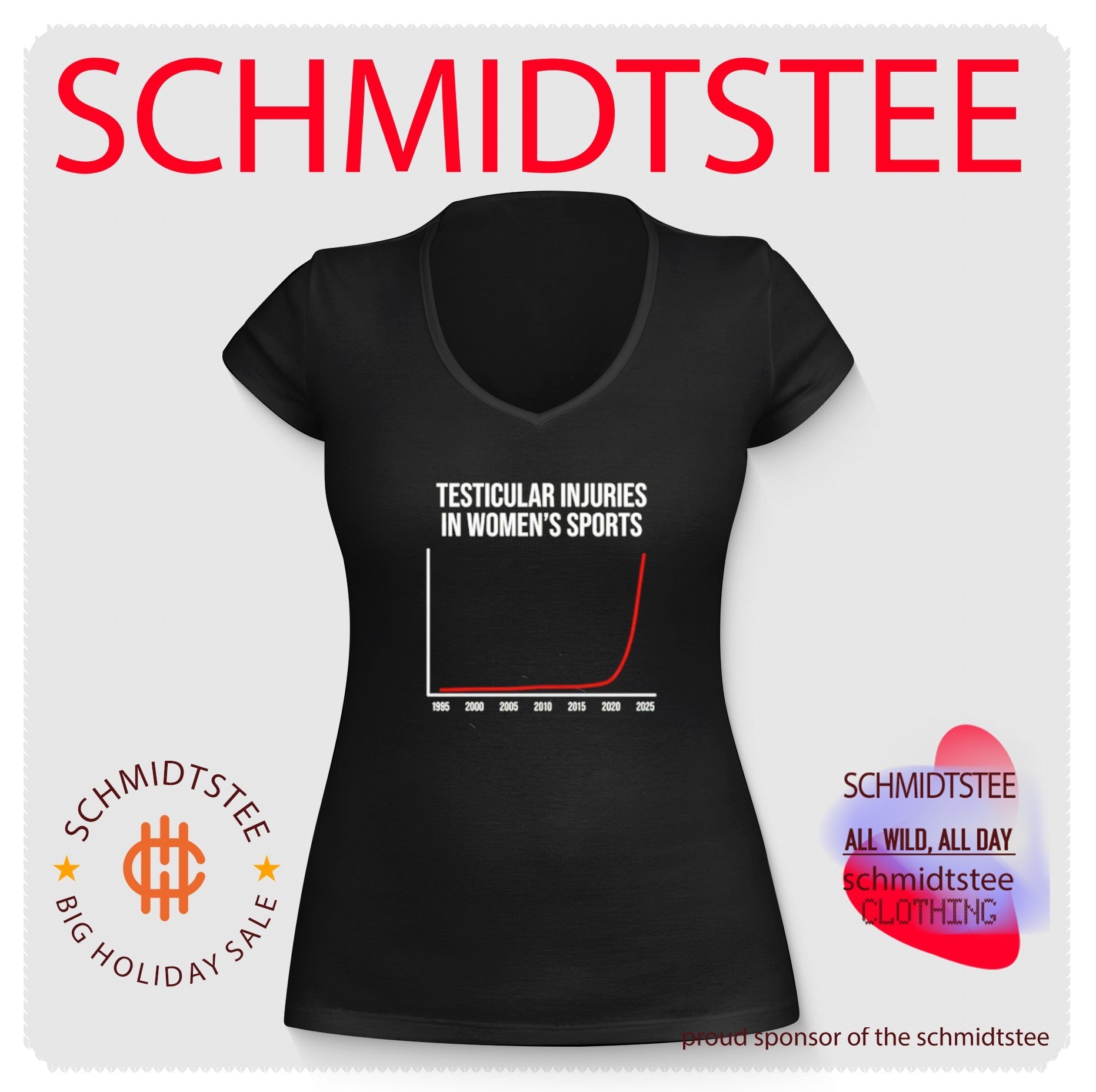 Testicular Injuries in Women’s Sports Chart shirt