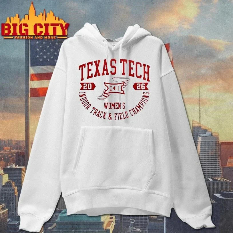 Texas Tech Red Raiders Big12 Indoor Track &amp; Field Champions 2026 Shirt Unisex