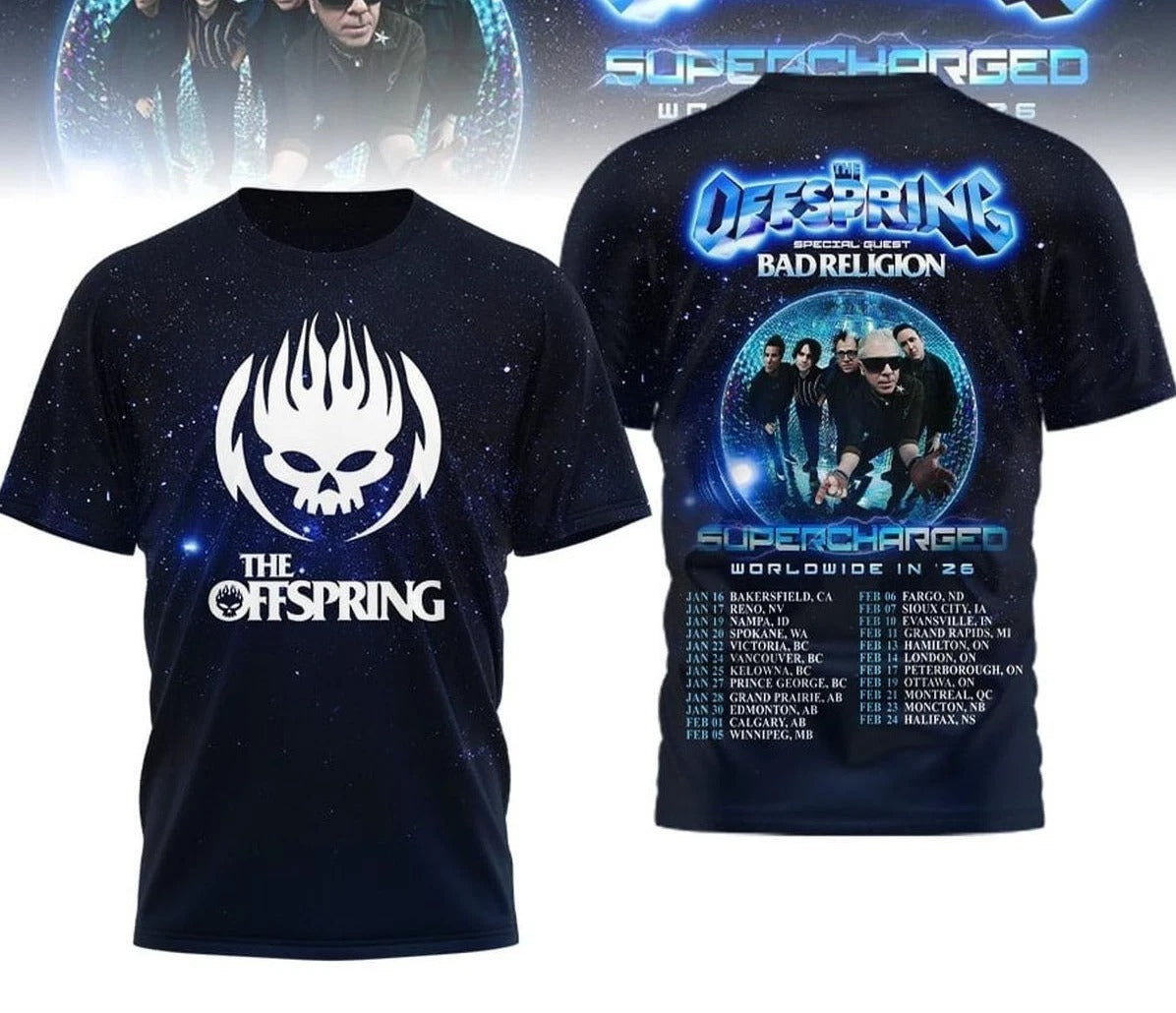 The Offspring Supercharged Worldwide In 2026 3D Unisex