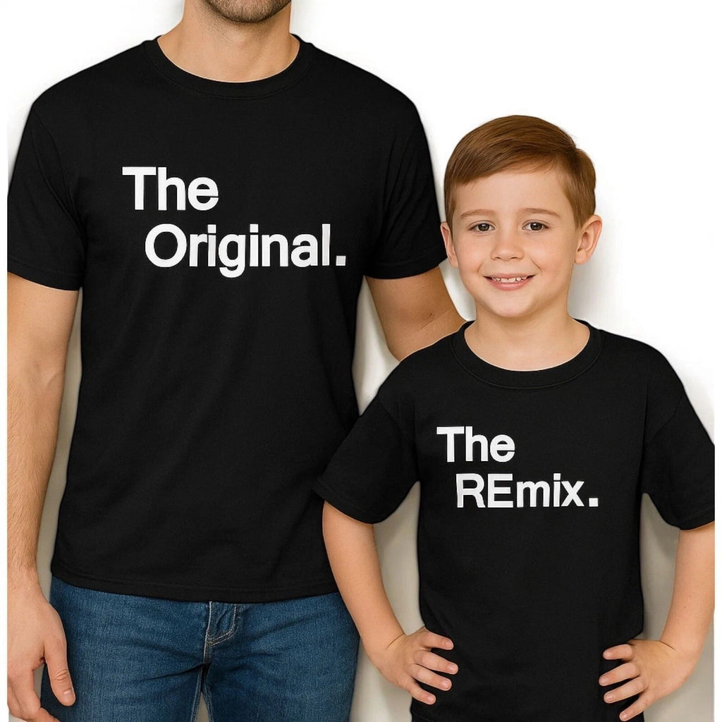 The Original Remix Family Matching | Funny Dad & Son Mum & Daughter Top Unisex