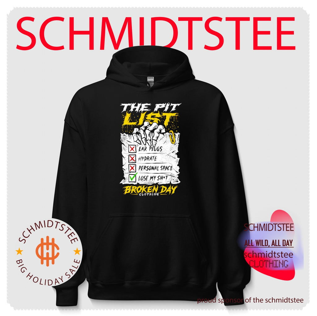 The Pit List Broken Day Clothing Mosh Pit Checklist shirt